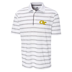 Georgia Tech Yellow Jackets CB DryTec Hawthorne Stripe - White